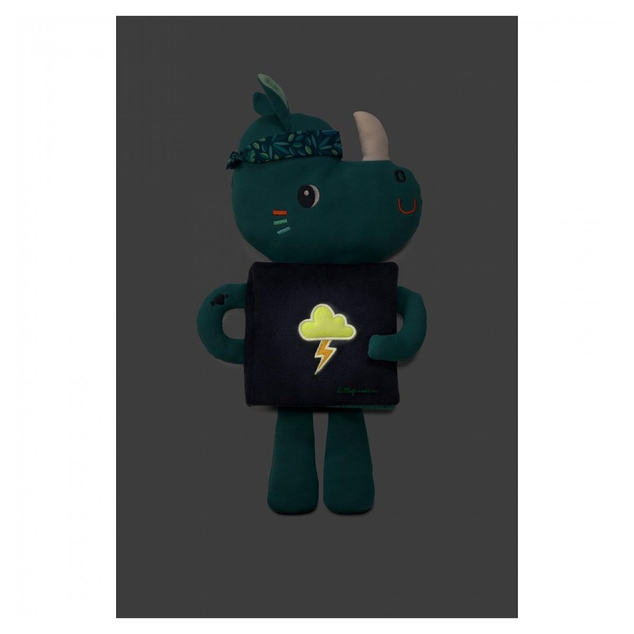 Voir la diapositive 3 : LILLIPUTIENS Livre doudou Marius le rhinoceros