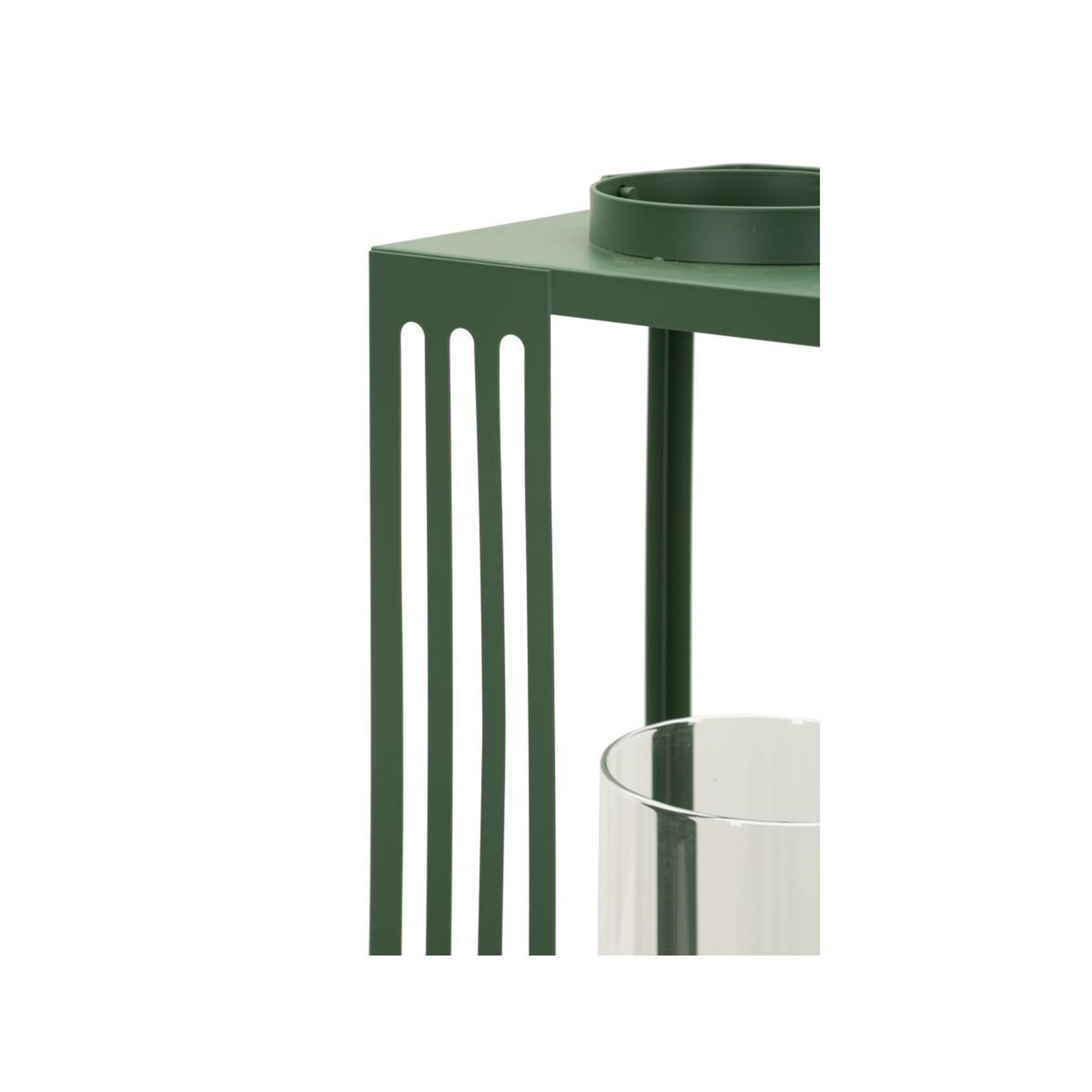 Voir la diapositive 5 : Paris Prix Lot de 2 Lanternes en Métal  Linee  43cm Vert