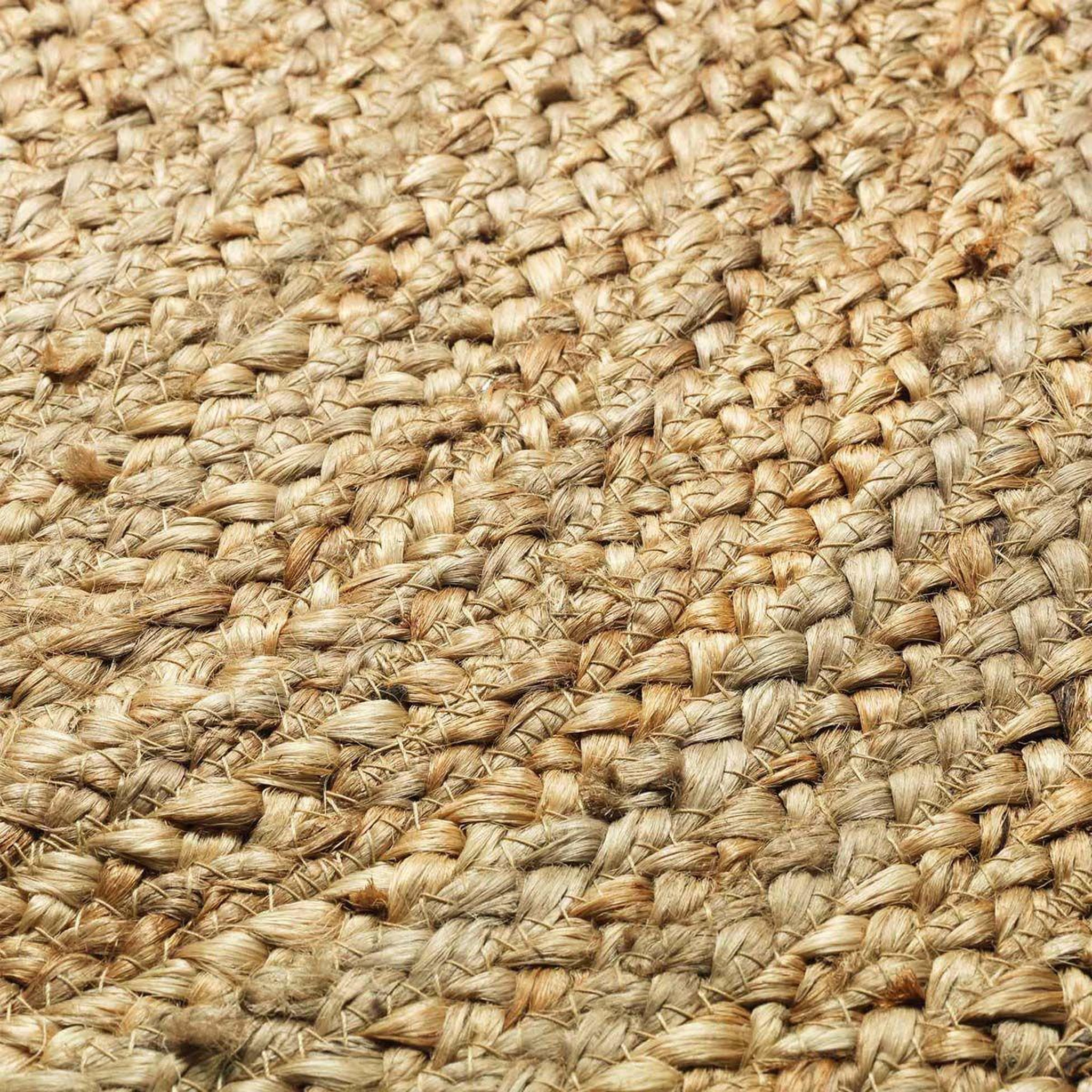 Voir la diapositive 2 : Douceur d'Intérieur Tapis rond déco en jute  shira  120cm blanc