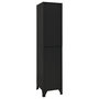 Voir la diapositive 5 : VIDAXL Armoire a casiers Noir 38x45x180 cm Acier