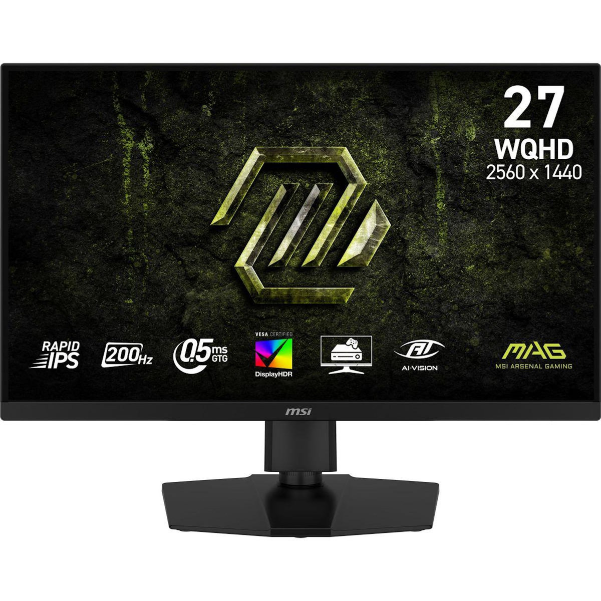 MSI Ecran PC Gamer MAG 272QPF E20 27  WQHD 200Hz Rapid IPS HDR10