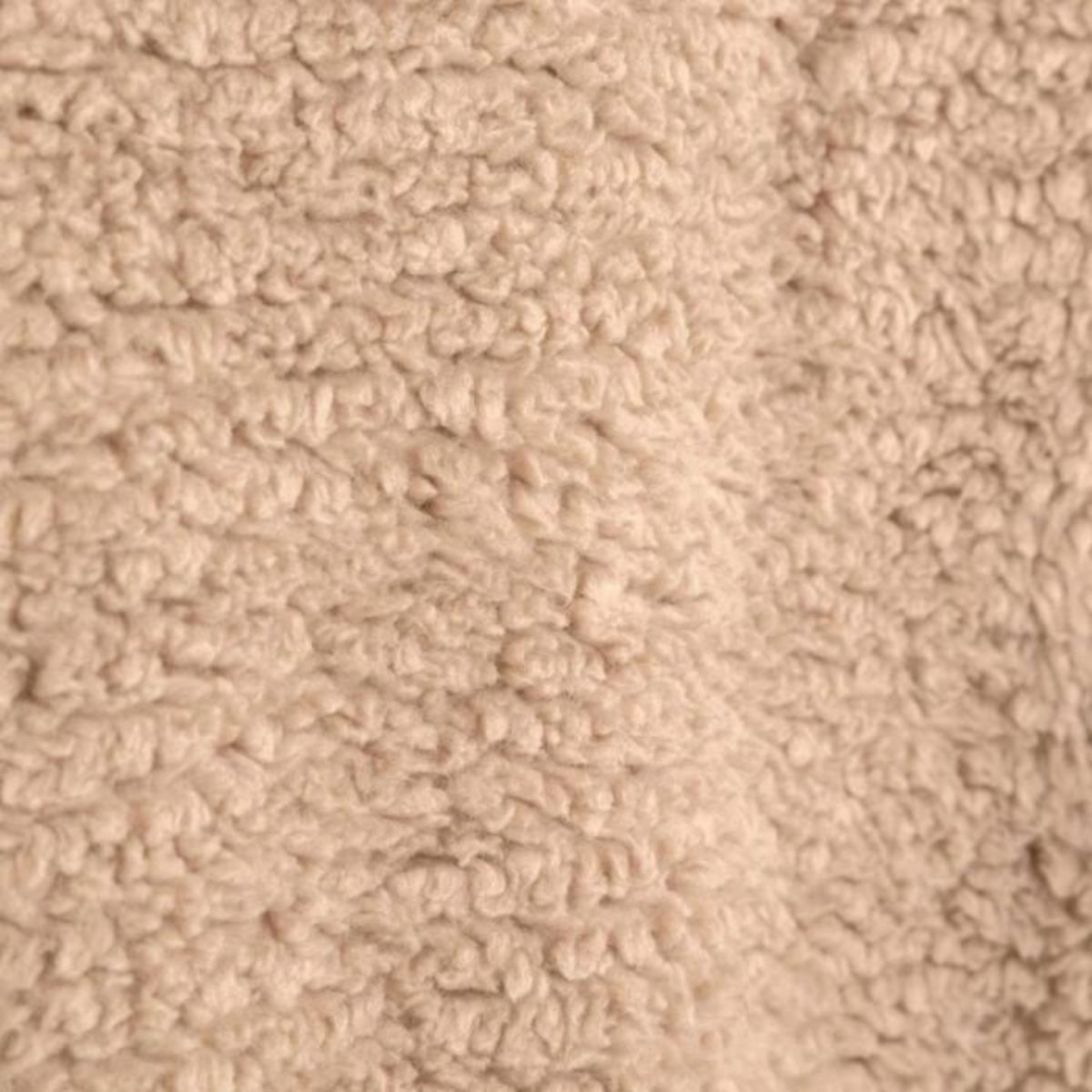 ATMOSPHERA Plaid Sweat en Sherpa  Bouclette  70x85cm Beige