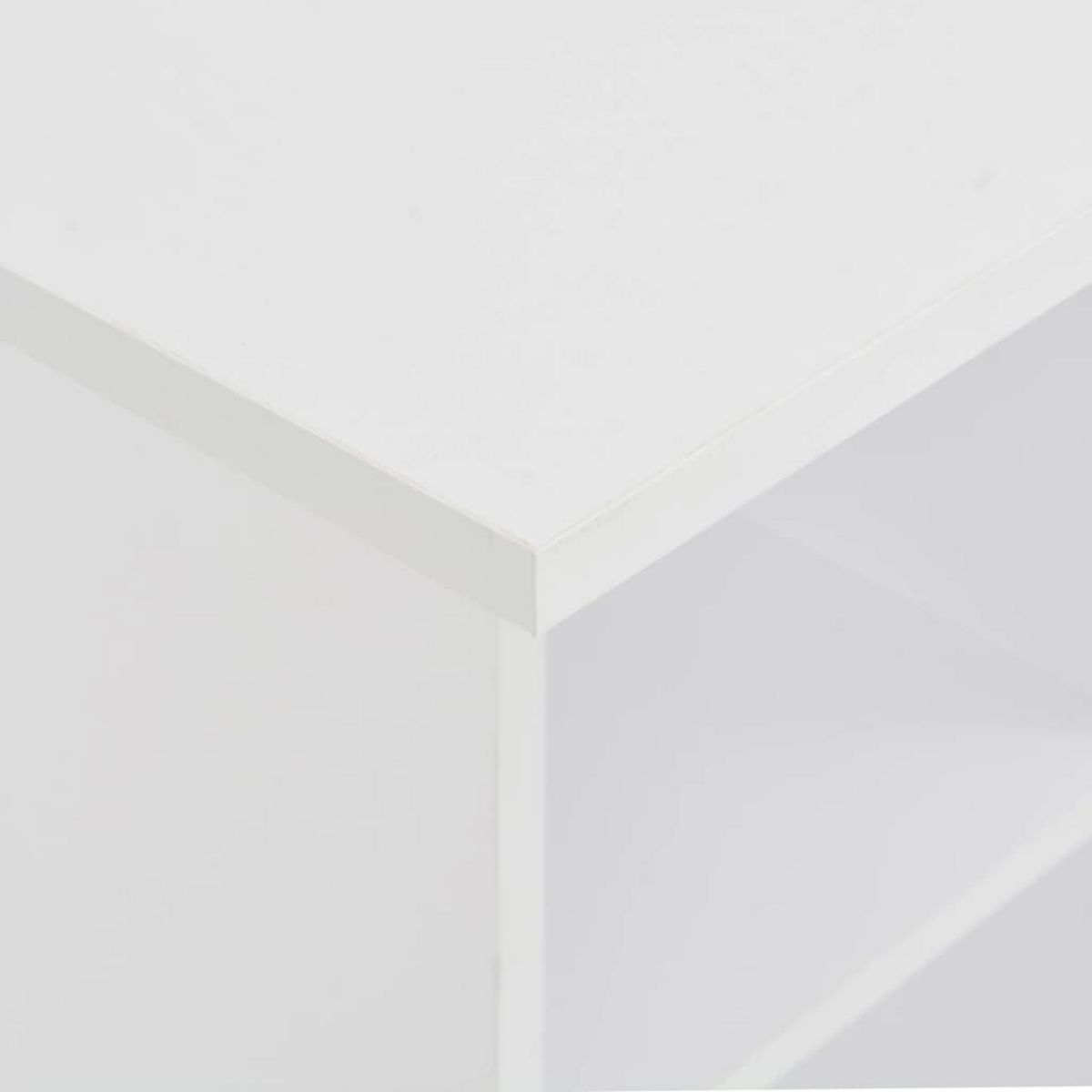 VIDAXL Table de bar Blanc 60x60x110 cm