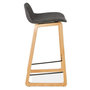 Voir la diapositive 3 : Paris Prix Tabouret de Bar  Talik  86cm Gris Foncé & Naturel