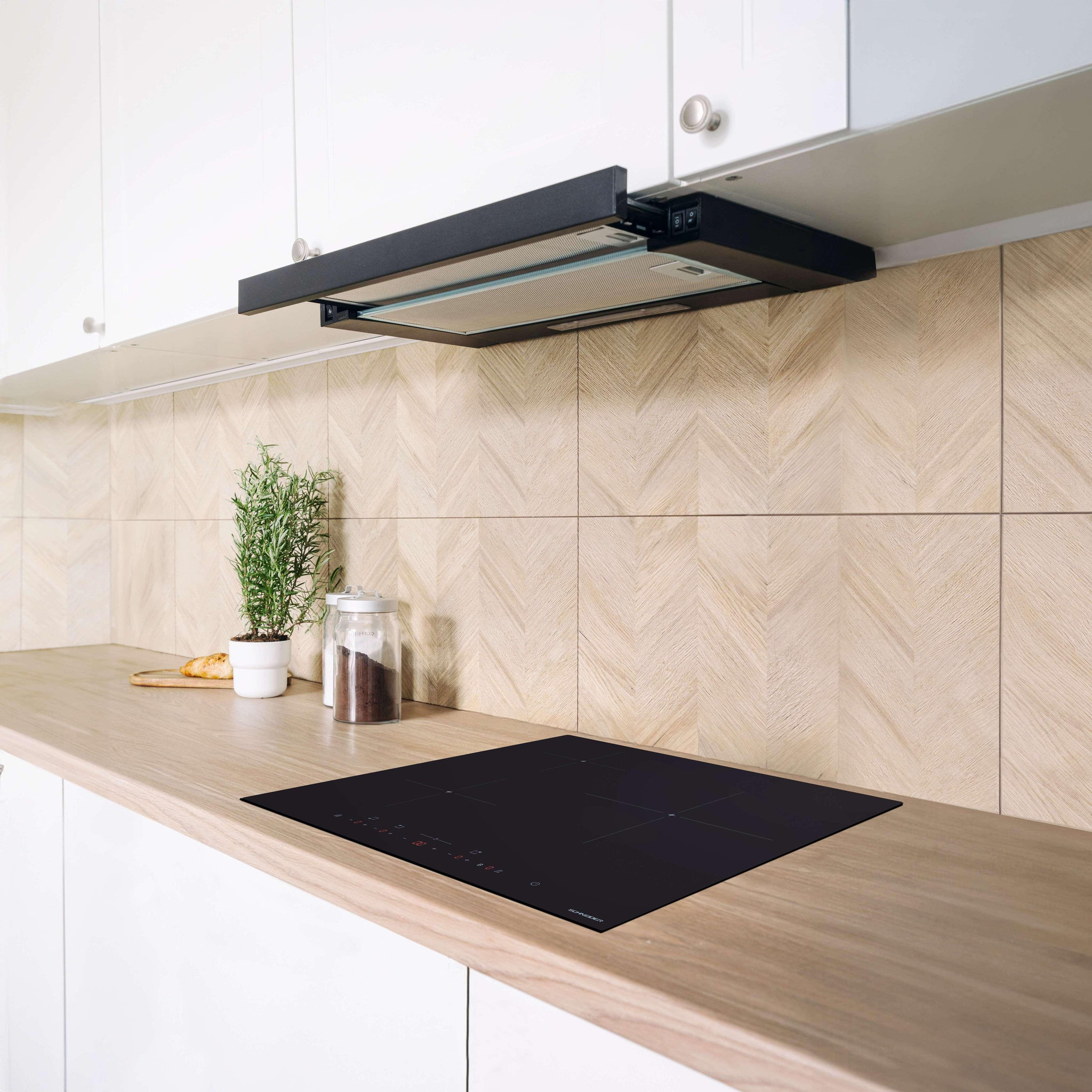 Voir la diapositive 2 : SCHNEIDER Table induction 3 feux Noir - SCTI603BS