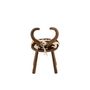 Voir la diapositive 3 : Paris Prix Chaise Enfant Design  Oreille Vache  58cm Naturel