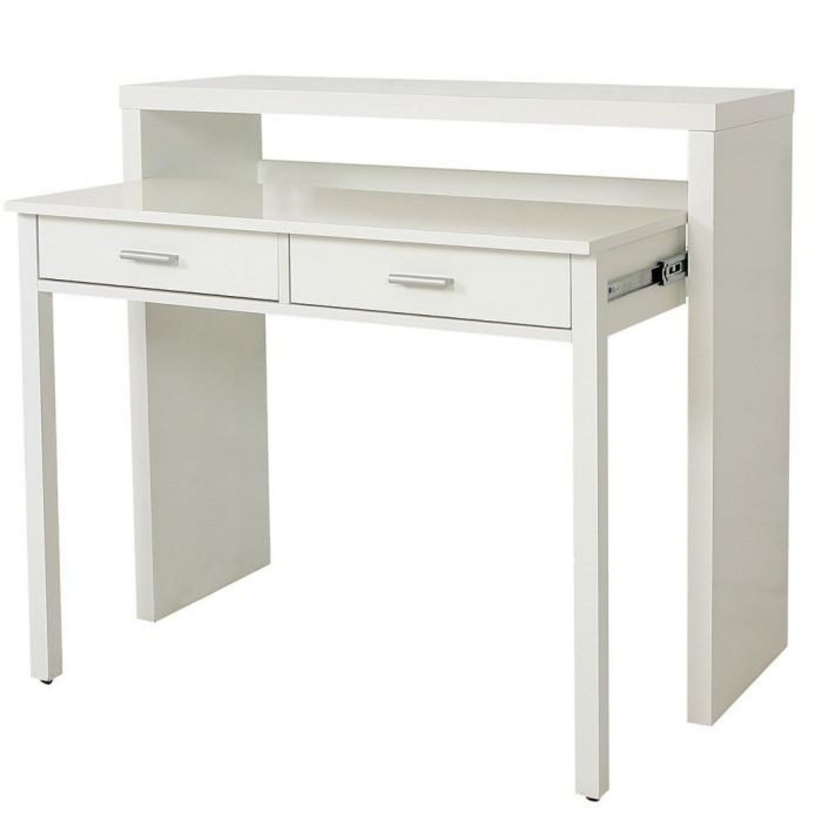Paris Prix Console Extensible Bureau  Nine  100cm Blanc