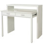 Voir la diapositive 2 : Paris Prix Console Extensible Bureau  Nine  100cm Blanc