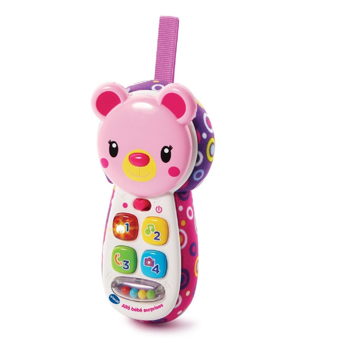 VTECH Allo bébé surprises rose