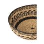 Voir la diapositive 4 : Paris Prix Lot de 2 Coupelles Déco  Zostère  46cm Noir & Beige