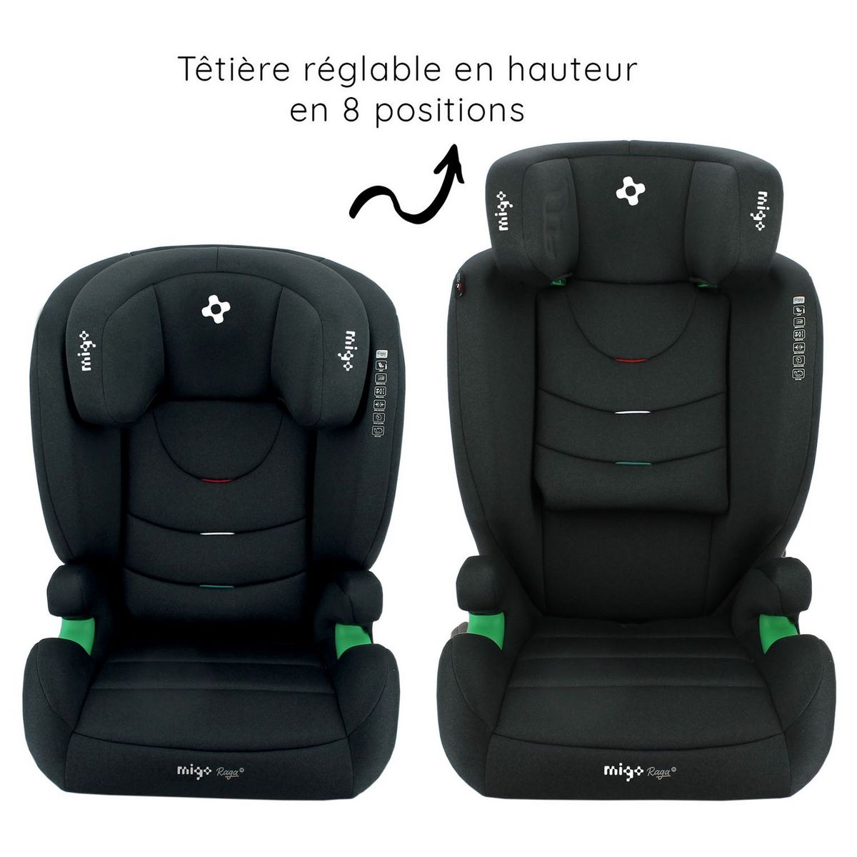 MIGO Siège auto i-Size RAGA 100-150cm