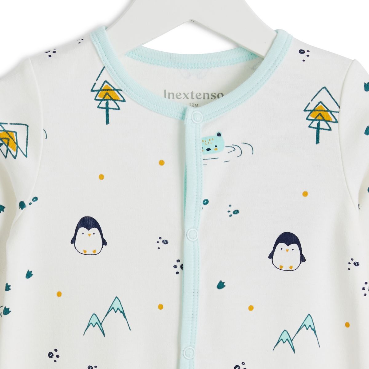 INEXTENSO Dors bien de naissance pingouin bébé