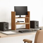 VIDAXL Organisateur de bureau réglable chêne artisanal bois ingénierie