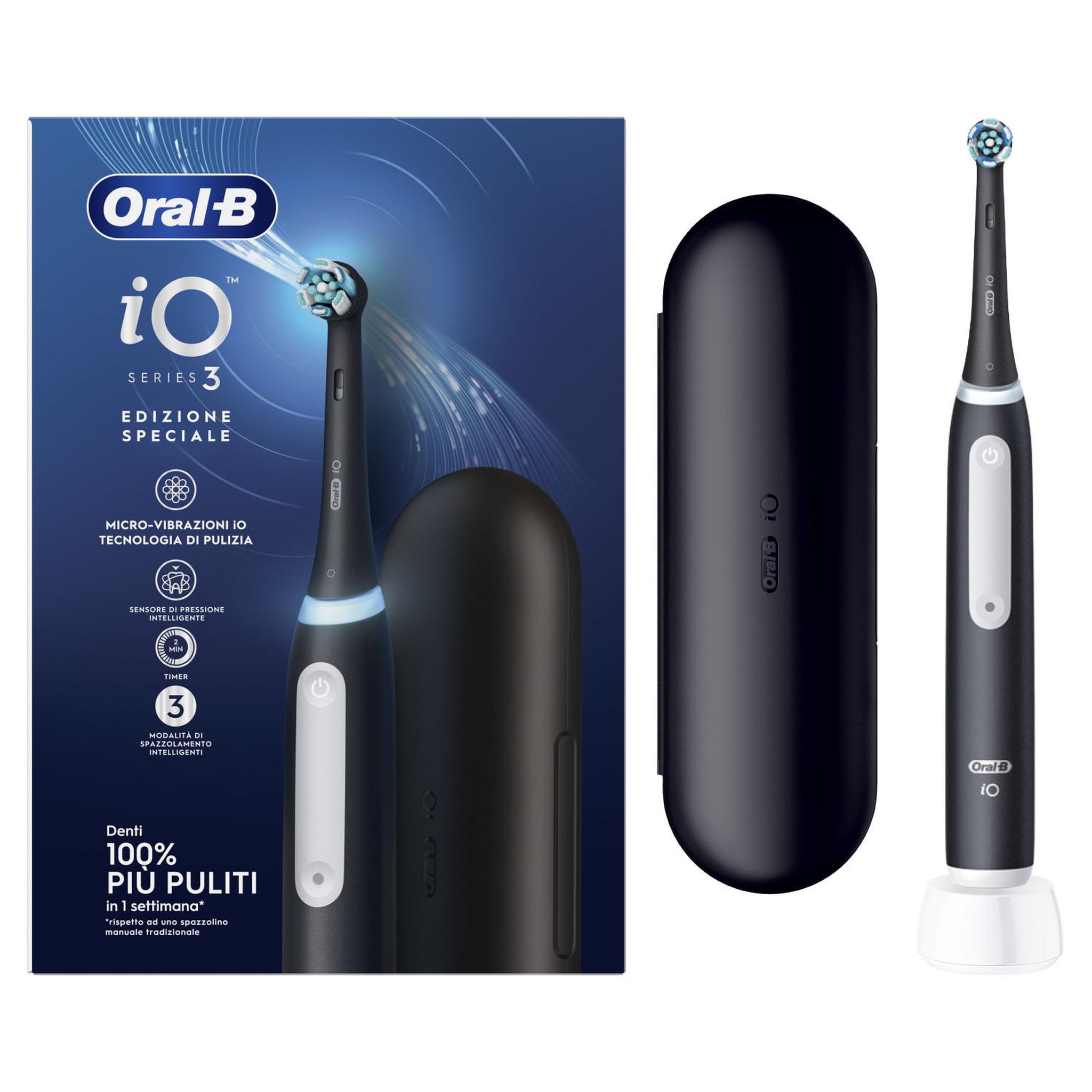 Voir la diapositive 3 : ORAL B Oral-b 80807630 brosse à dents électrique adulte noir, blanc