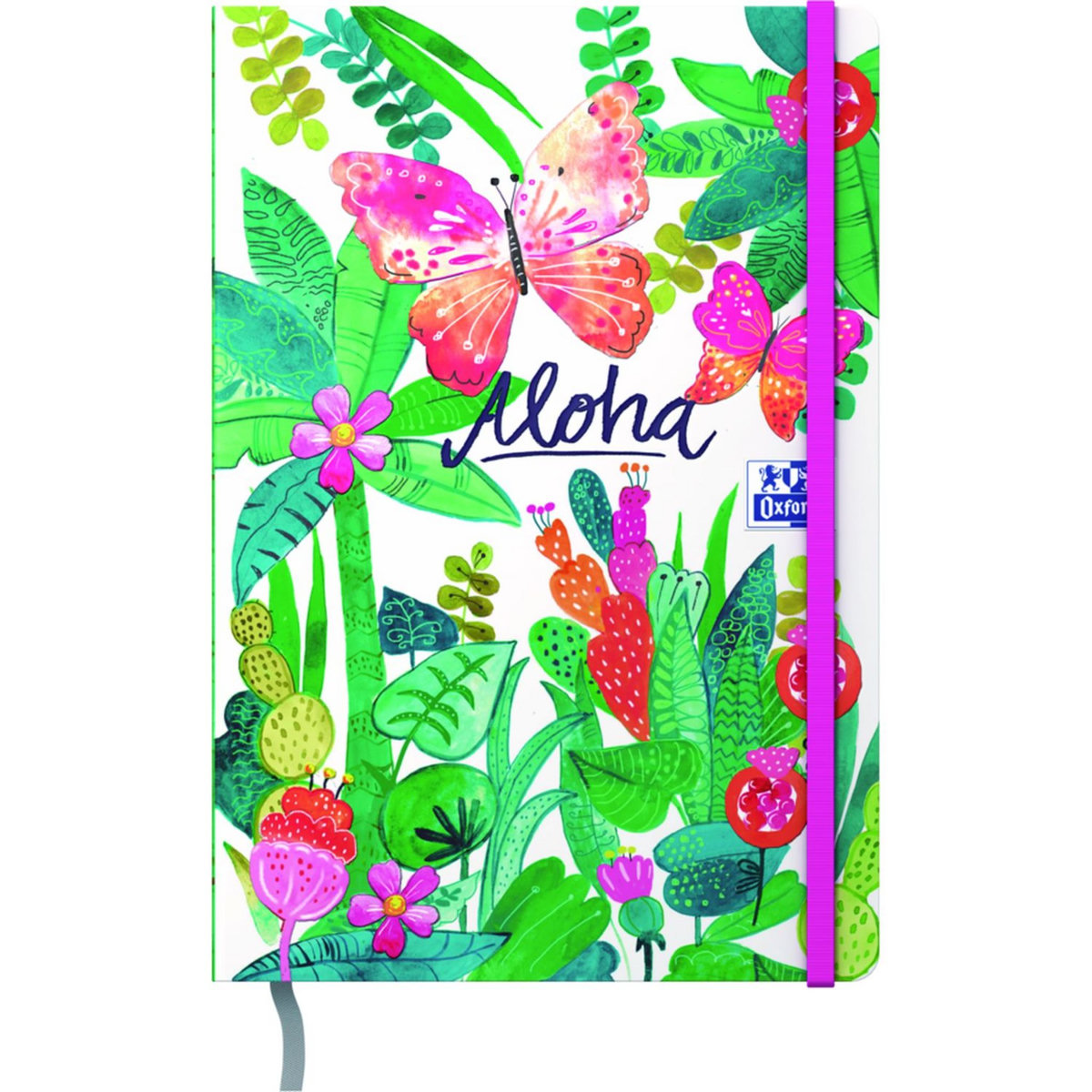 OXFORD Agenda Scolaire 2024-2025 Boho Chic - Format 12x18cm - Journalier 352 Pages - Stickers Inclus