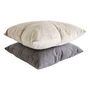 Voir la diapositive 1 : ACTUEL Coussin déco carré déhoussable en coton motif Ginko