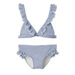 NAME IT Maillot de bain 2 pièces /Blanc Fille Name It Zannah. Coloris disponibles : Bleu