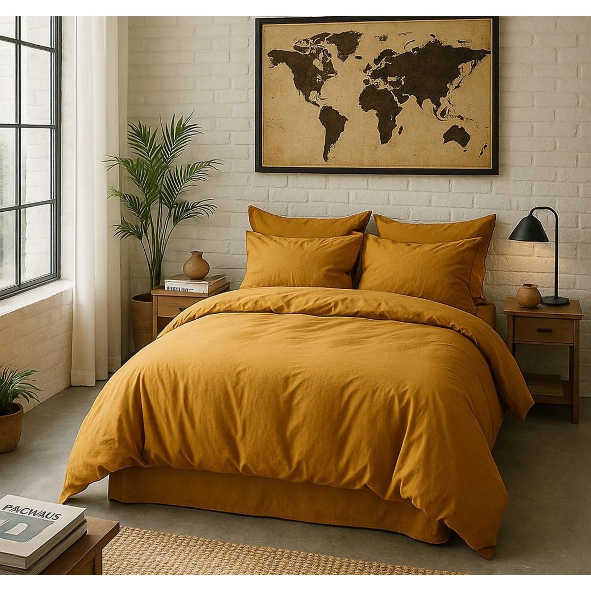 BATON ROUGE Taie d'oreiller 100% percale de coton