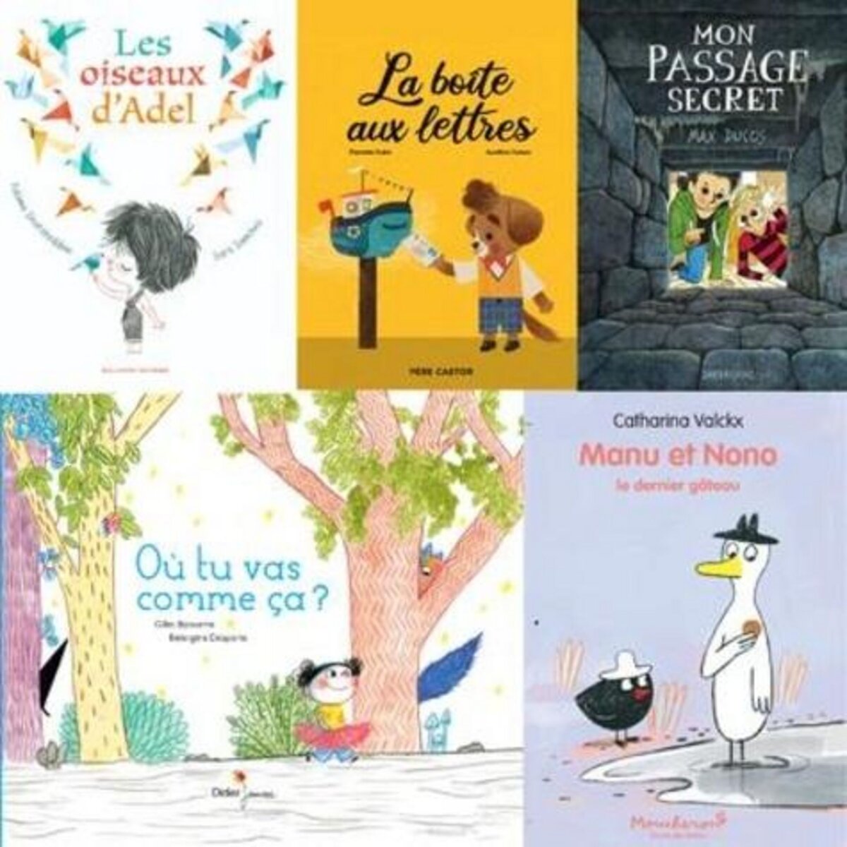 LES CLES DE LA COMPREHENSION CP. PACK EN 5 VOLUMES : LES OISEAUX D'ADEL ; LA BOITE AUX LETTRES ; MON PASSAGE SECRET ; OU TU VAS COMME CA ? ; MANU ET NONO : LE DERNIER GATEAU, Sharafeddine Fatima