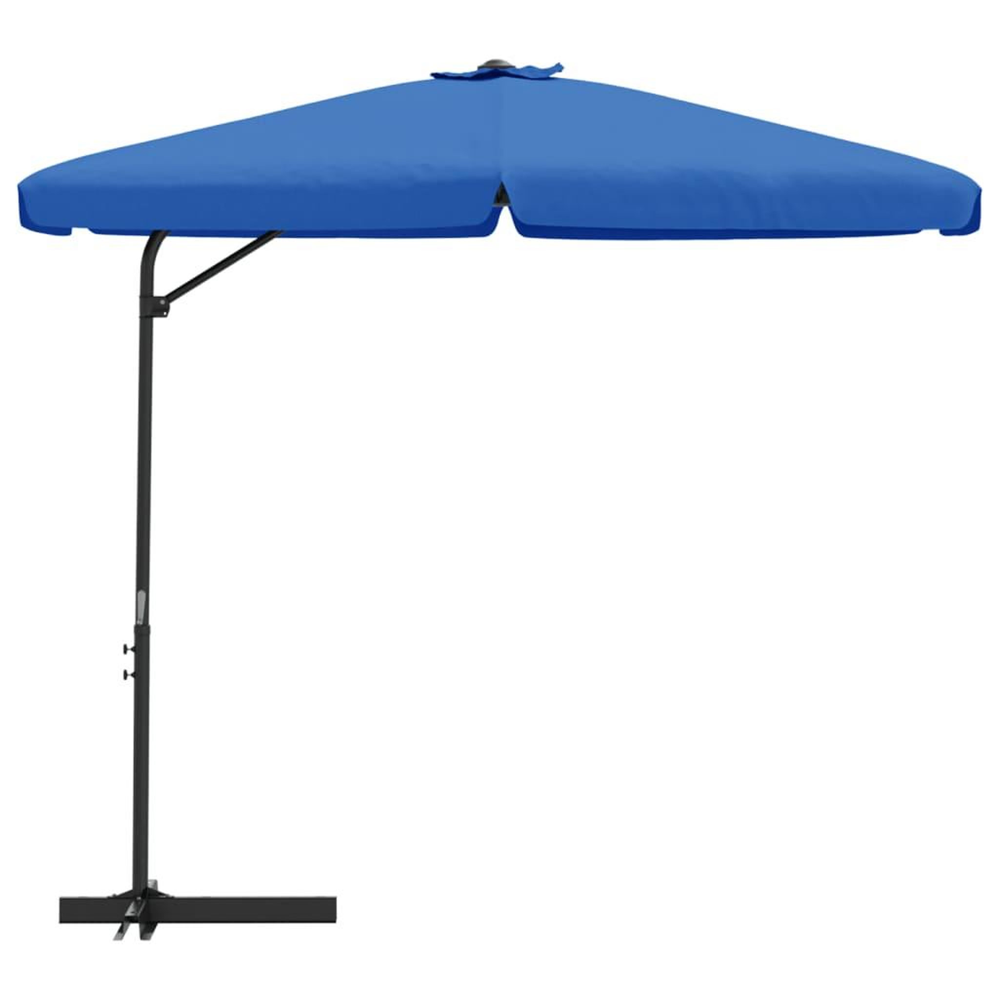 Voir la diapositive 3 : VIDAXL Parasol de jardin avec mat en acier 300 cm Bleu azure