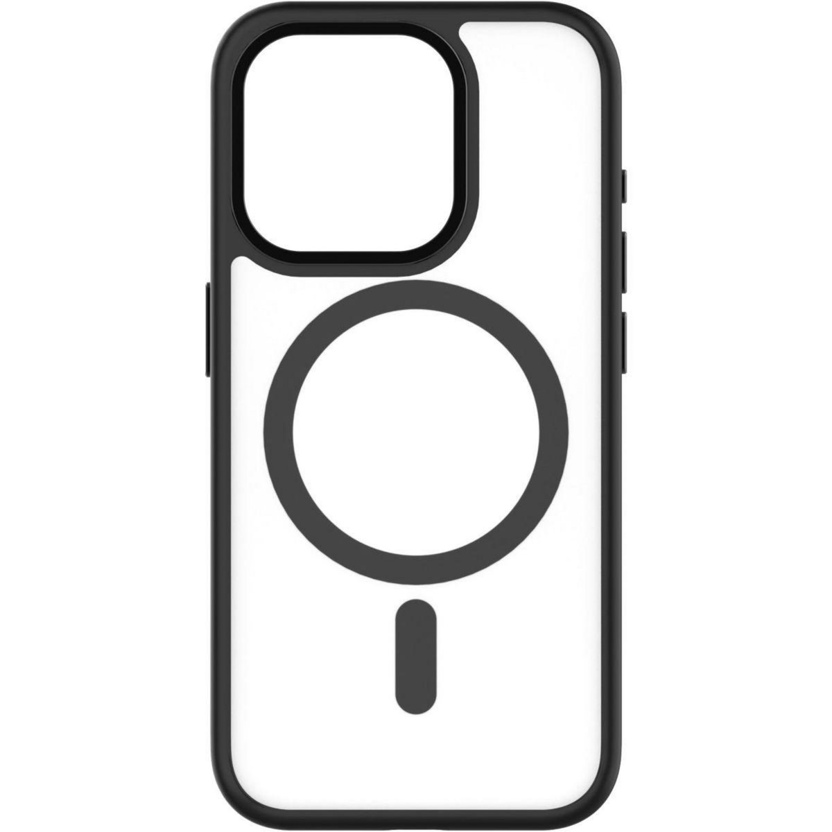Qdos Coque iPhone 15 Pro MagSafe Hybrid SNAP Noir