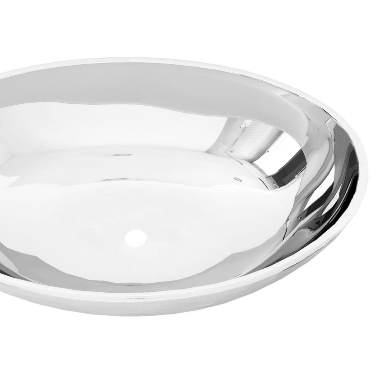 VIDAXL Lavabo 40  x 33 x 13,5 cm Ceramique Argente