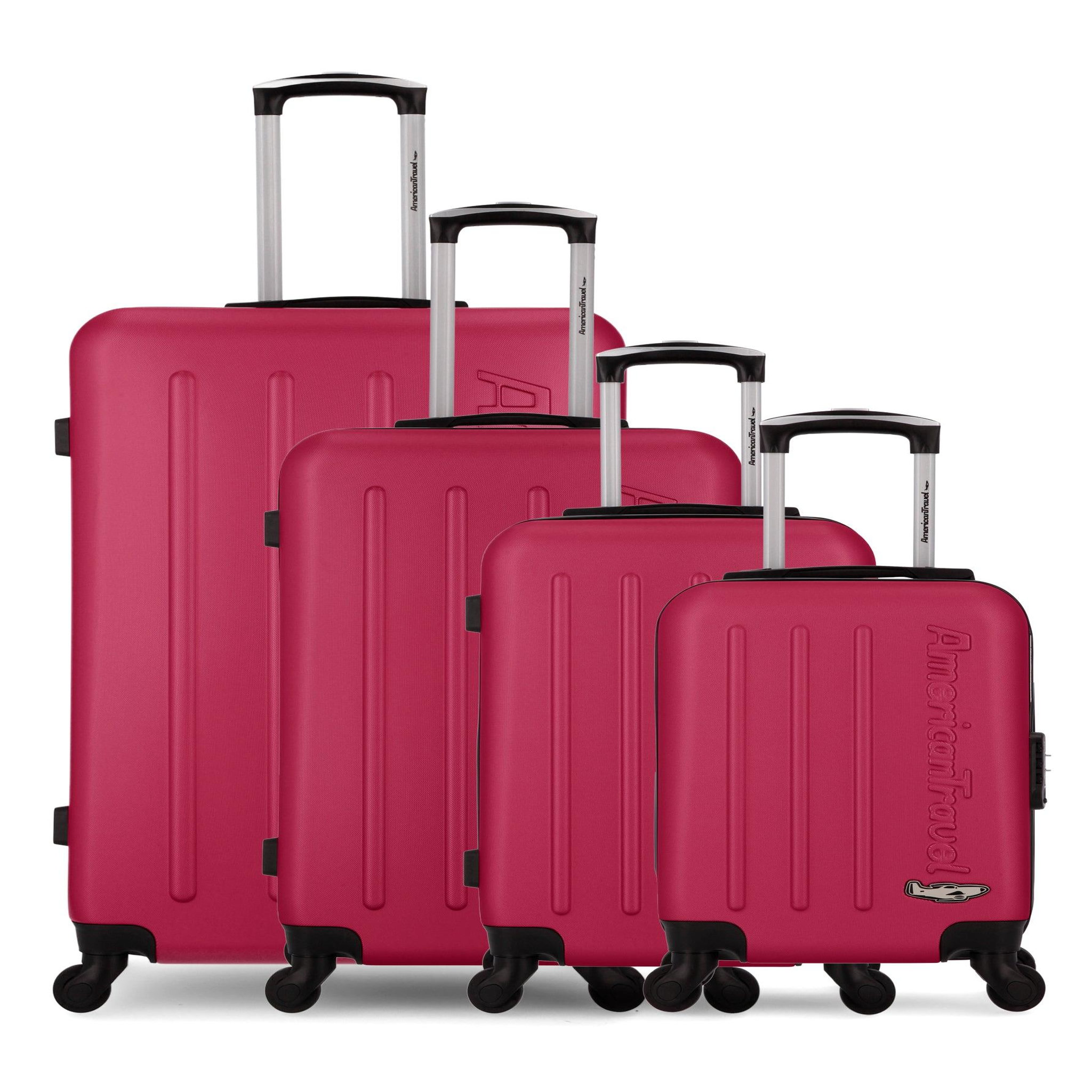 AMERICAN TRAVEL American travel - set de 4 valises bronx-m 75 cm 4 roues