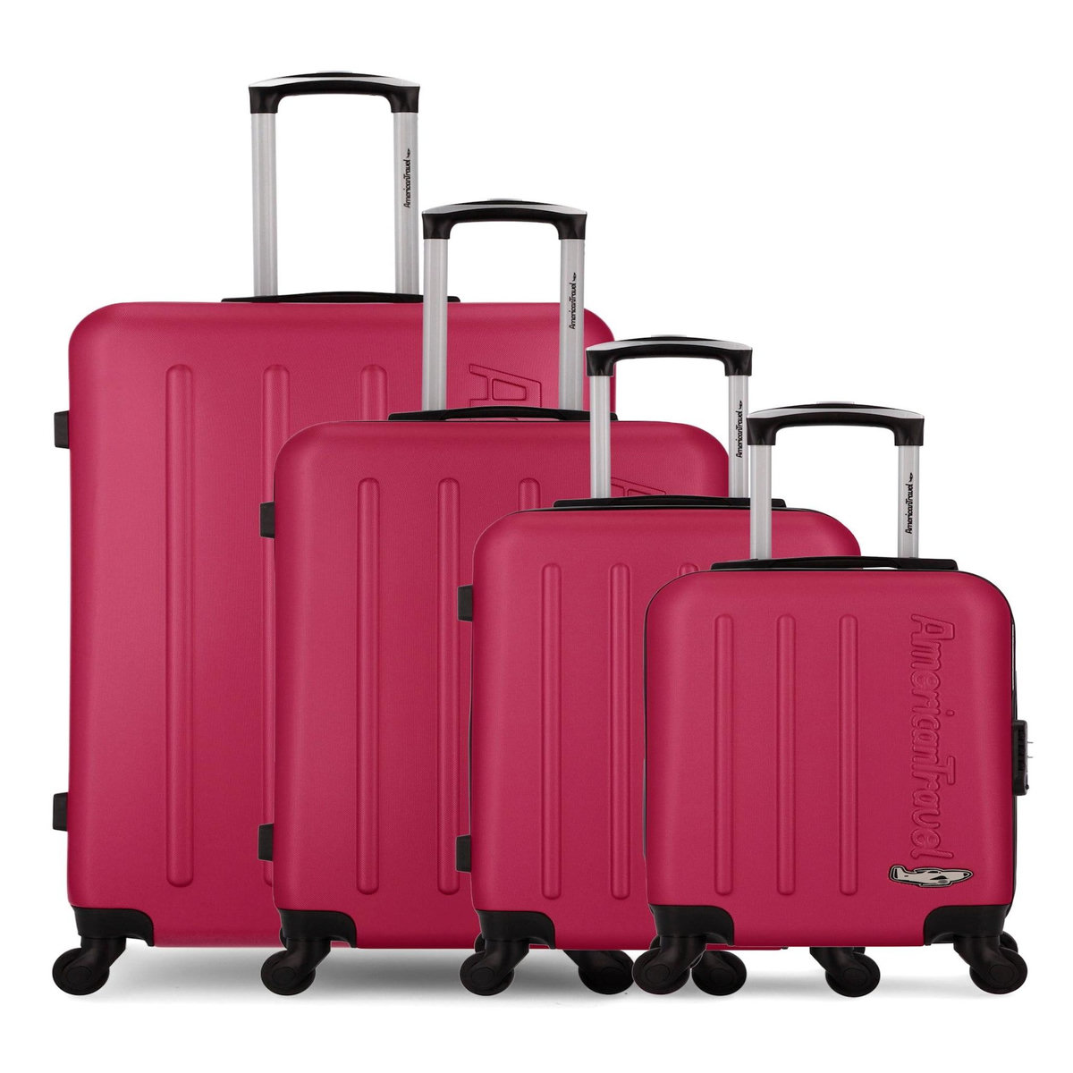 AMERICAN TRAVEL AMERICAN TRAVEL - Set de 4 Valises BRONX-M 75 cm 4 Roues