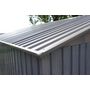 Voir la diapositive 5 : CHALET&JARDIN Abri de jardin métal - Imitation bois - 4,72² - PAO