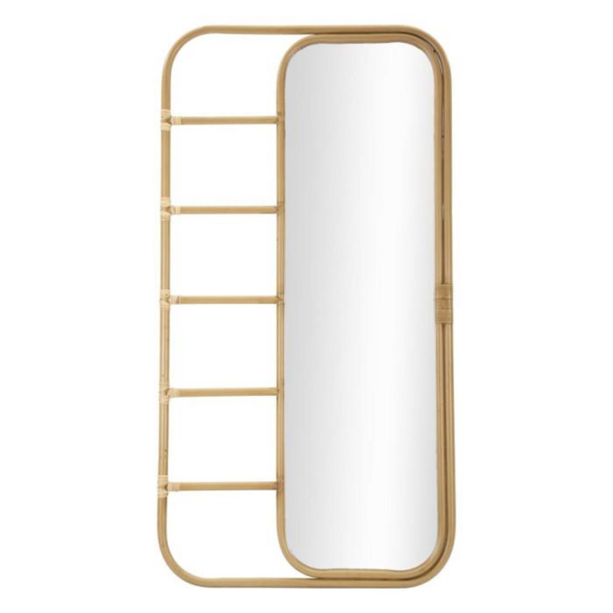 Paris Prix Miroir Échelle Déco Effet Rotin  Panama  151cm Naturel