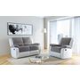 Voir la diapositive 1 : Ensemble canapé 2 places relax + fauteuil relax HELENE