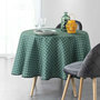 Voir la diapositive 2 : Paris Prix Nappe Ronde Imprimée  Art Chic  180cm Vert