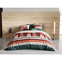Voir la diapositive 1 : ATELIER DU COTON Parure housse de couette 100% coton 57fils galio