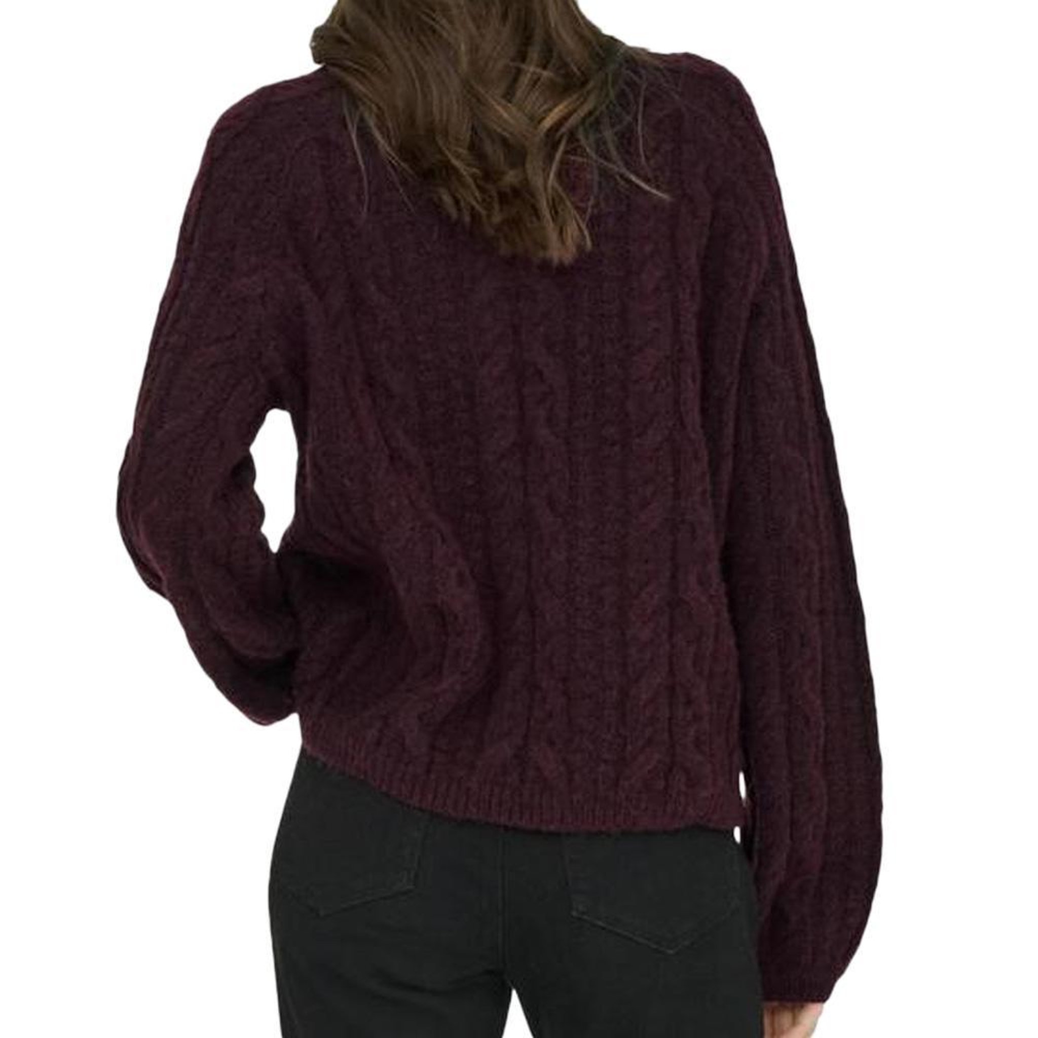 Voir la diapositive 2 : JACQUELINE DE YONG Pull Prune Femme JDY Silja 15321106
