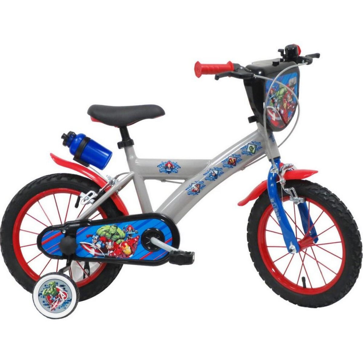 Vélo enfant 12'' garçon Spiderman Pour enfant < 90 cm - équipé de