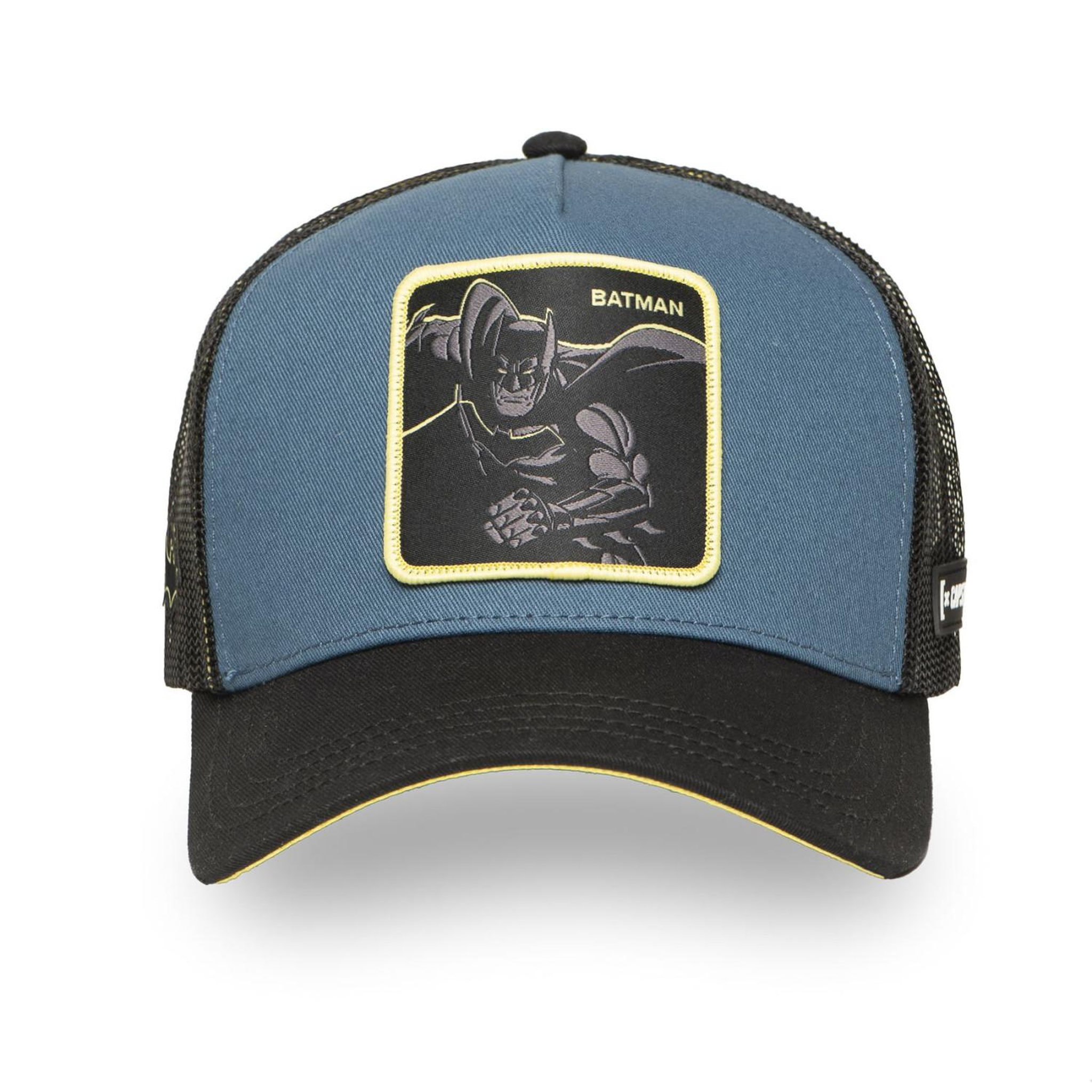 Voir la diapositive 2 : CAPSLAB Casquette trucker avec filet en sergé de coton dc comics knight
