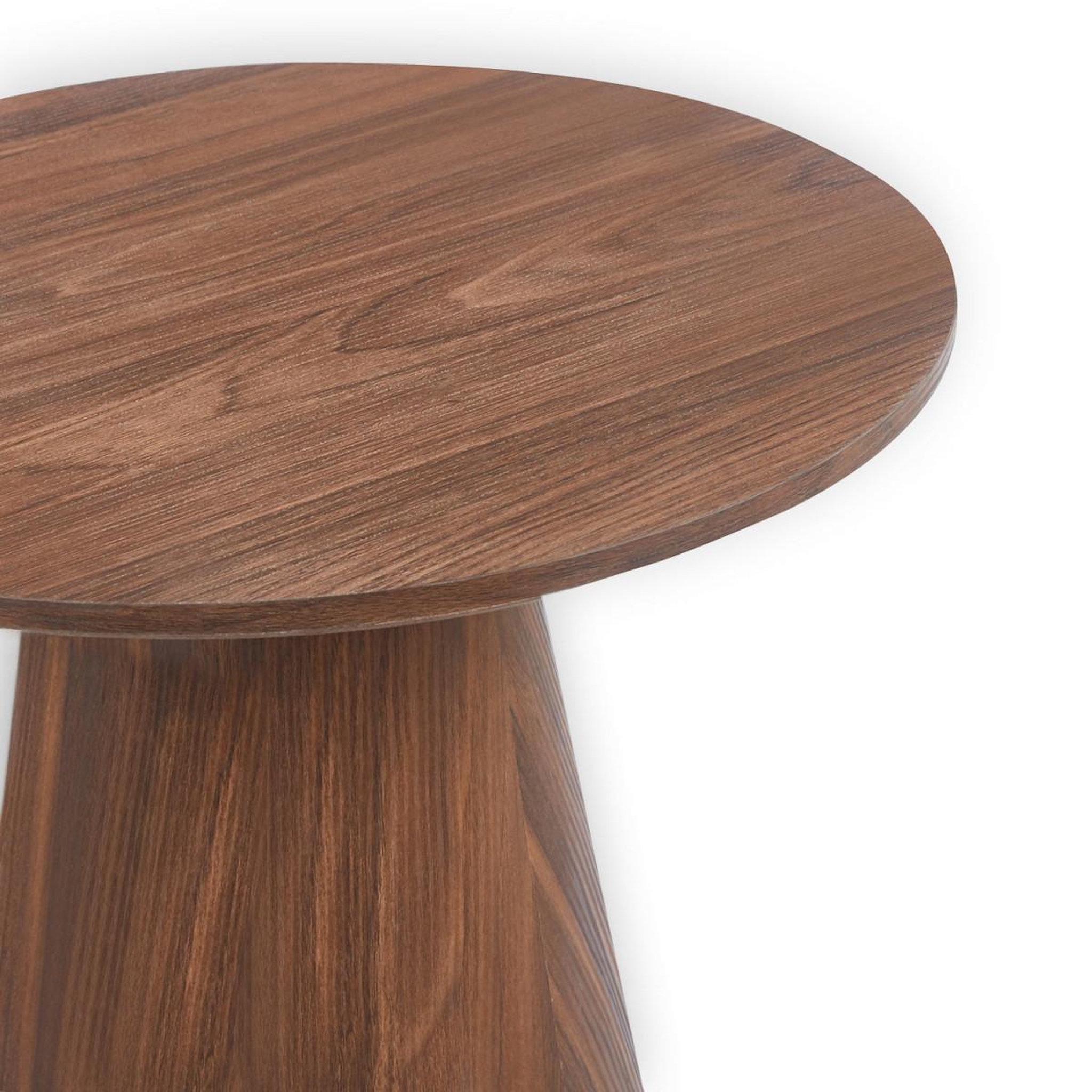 Voir la diapositive 4 : Paris Prix Lot de 2 tables basses rondes  ronda  80cm bois noisette