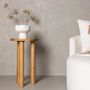 Voir la diapositive 5 : Paris Prix Table d'Appoint en Bois  Duxbury  60cm Naturel