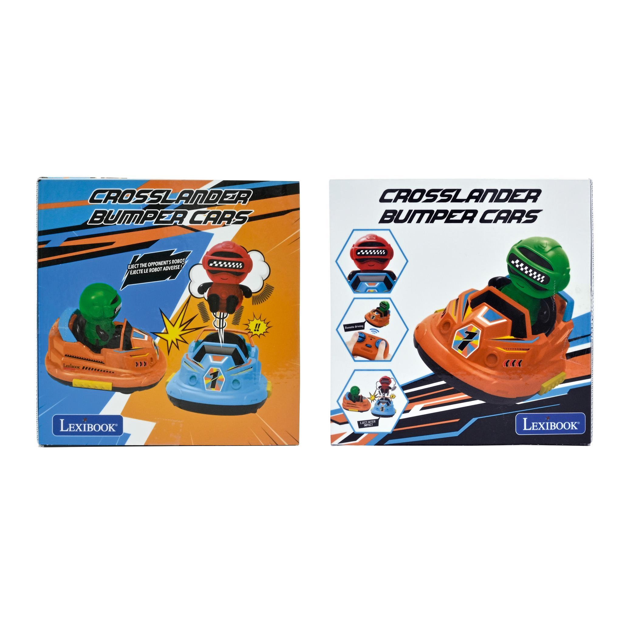 Voir la diapositive 4 : Lexibook CROSSLANDER BUMPERS SET – 2 voitures et 2 figurines amovibles