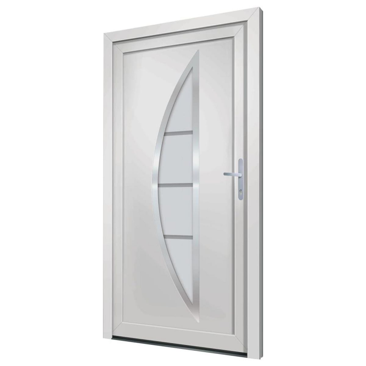 VIDAXL Porte d'entree blanc 98x190 cm PVC