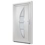 Voir la diapositive 4 : VIDAXL Porte d'entree blanc 98x190 cm PVC