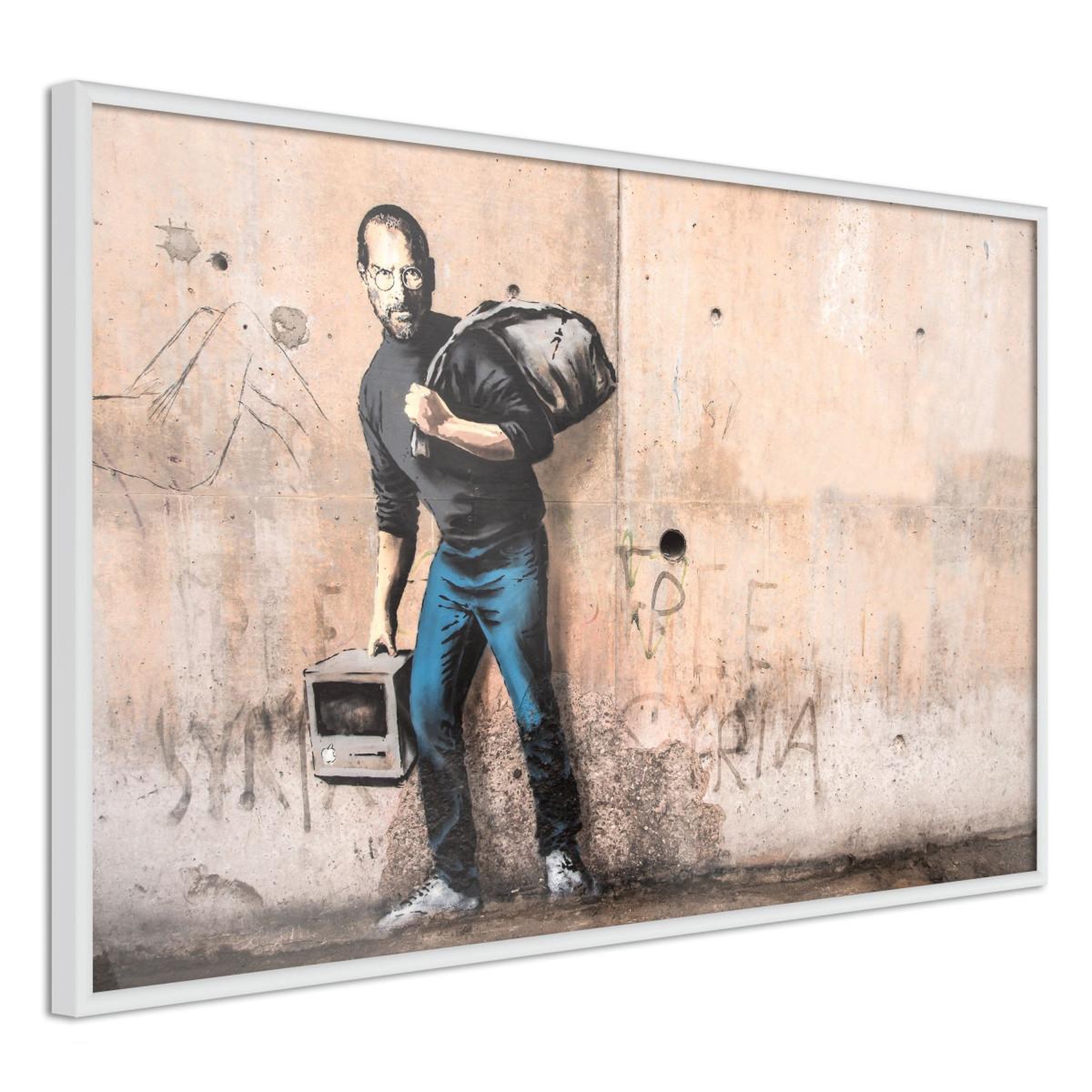 Paris Prix Affiche murale encadrée  banksy the son