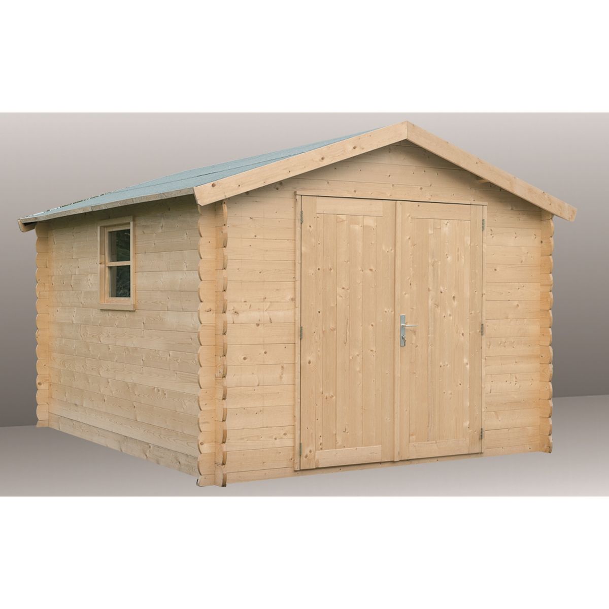 Abri jardin bois CALI / 8.91m² / abri bûches Offert