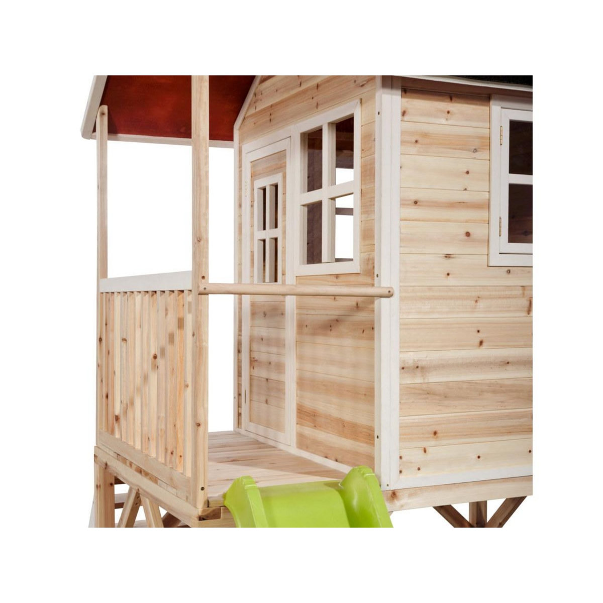 EXIT TOYS Maisonnette en bois pour enfants Loft 500 Naturel - Exit Toys