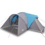 Voir la diapositive 2 : VIDAXL Tente familiale a dome 6 personnes bleu impermeable