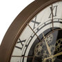 Voir la diapositive 2 : ATMOSPHERA Horloge Murale Vintage  Stella  57cm Naturel