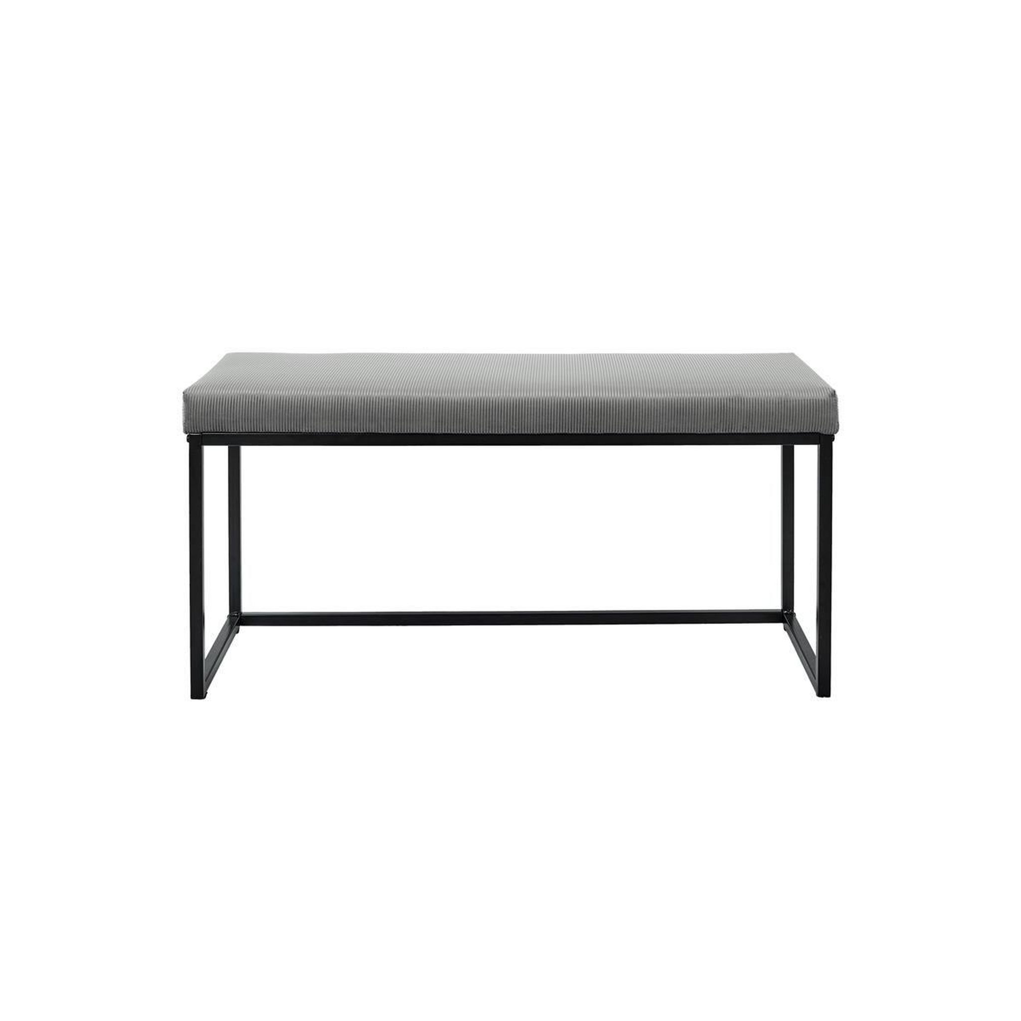 Voir la diapositive 2 : The Home Deco Factory Banc design  giulia  100cm gris