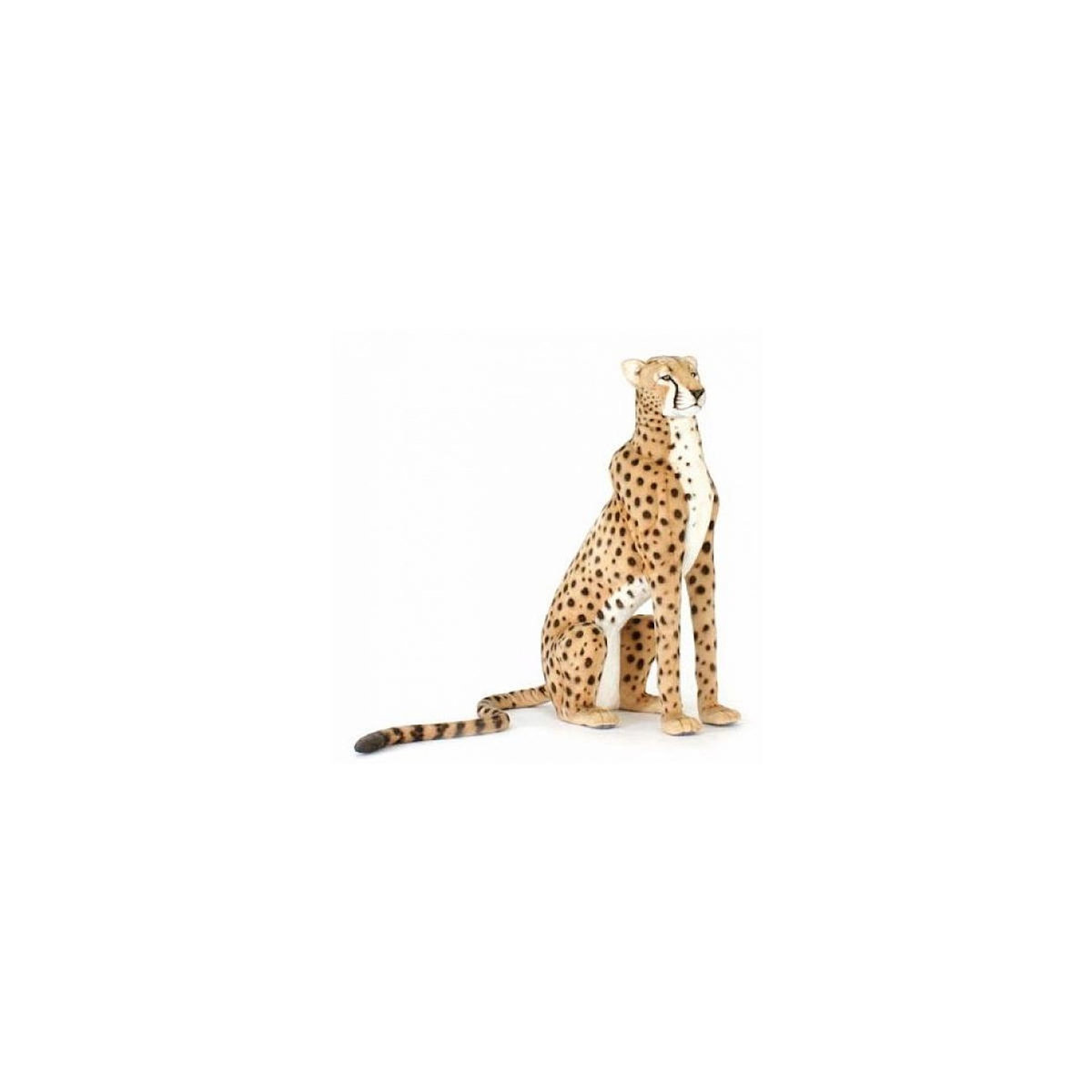 Hansa Hansa peluche Geante Guepard Assis 110 cm H et 75 cm L
