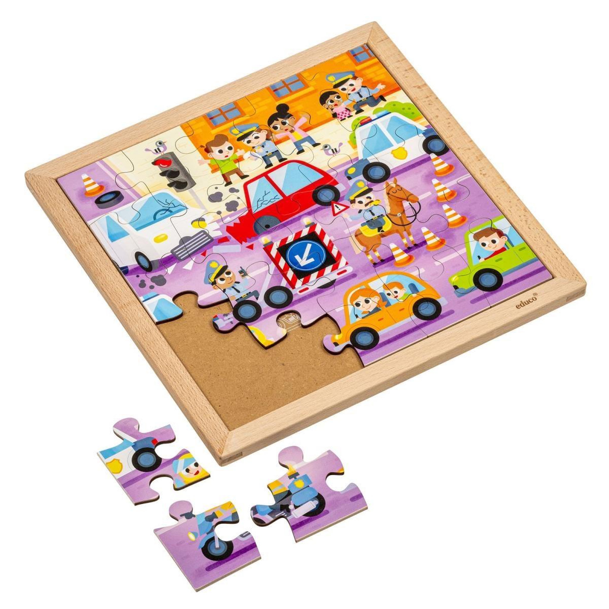 EDUCO Services d'urgence - police — 25 pièces de puzzle