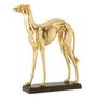 Voir la diapositive 1 : Paris Prix Statue Déco Lévrier  Droit  62cm Or